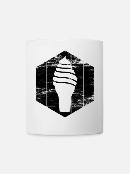 Eiscreme - Tasse - Weiß