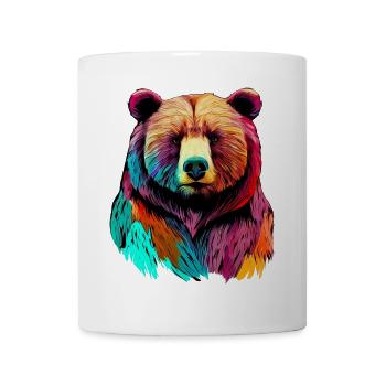 Ours - Mug blanc - blanc - Devant