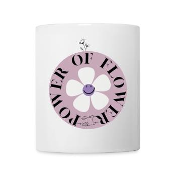 Power of Flower Circle - Mug - white - Front
