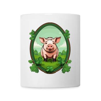 Lucky Pig - Mug - white - Front