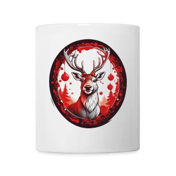 Rudolph das Rentier - Tasse - Weiß - Vorne