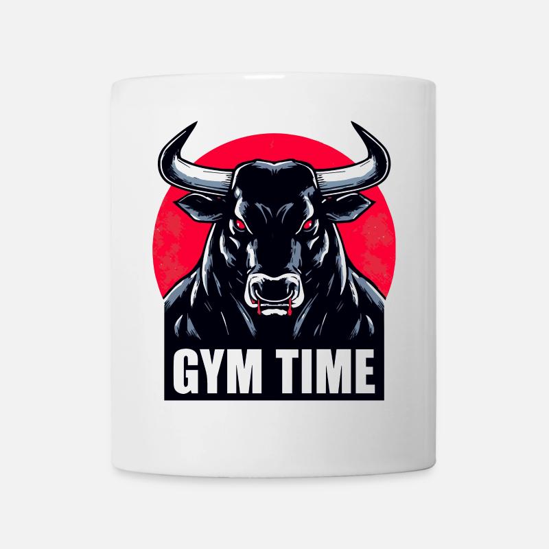 Gym Time - Taurus Strength - Mug - white