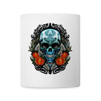 Crâne impressionnant - Mug blanc - blanc - Devant