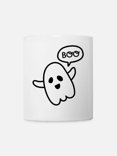 boo! It`s Halloween - Tasse - Weiß