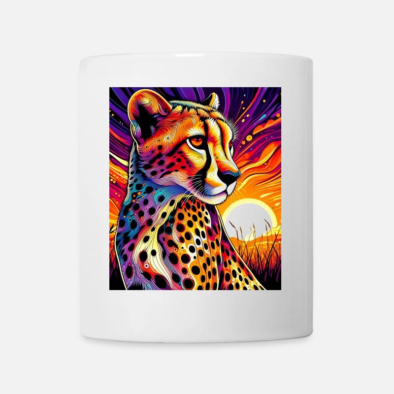 Guépard - Mug blanc - blanc