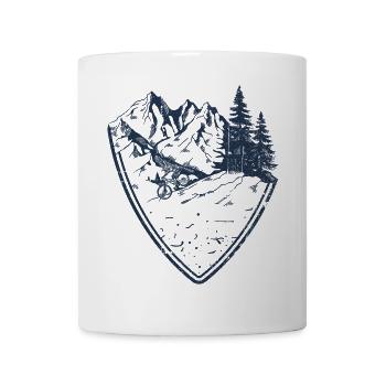 Mountain Trail Shield - Mug - white - Front