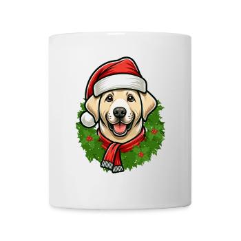 Noël Labrador Dog Friends - Mug blanc - blanc - Devant