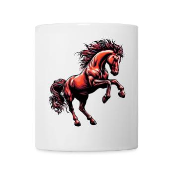 Cheval - Mug blanc - blanc - Devant