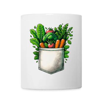 garden, vegetable, vegetarian, gardener - Mug - white - Front