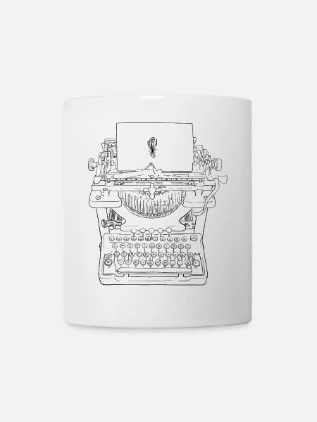 Typewriter Love - Mug - white