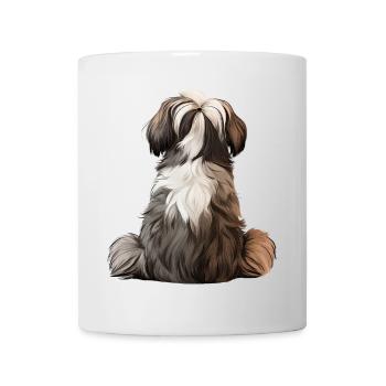 Shih Tzu - Tasse - Weiß - Vorne