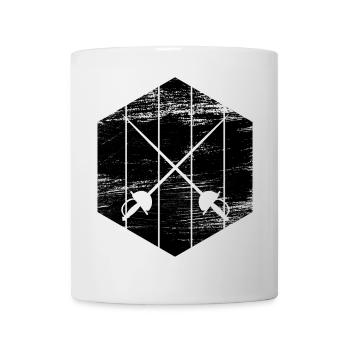 Fechtausrüstung - Tasse - Weiß - Vorne