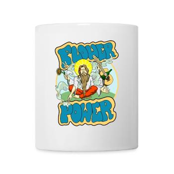 Le pouvoir des fleurs - Mug blanc - blanc - Devant
