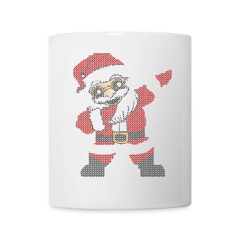 Santa Claus Dabbing Santa Claus Ugly Christmas - Mug - white - Front