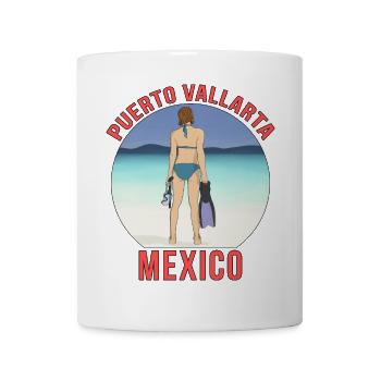 Puerto Vallarta, Jalisco, Mexique - Mug blanc - blanc - Devant