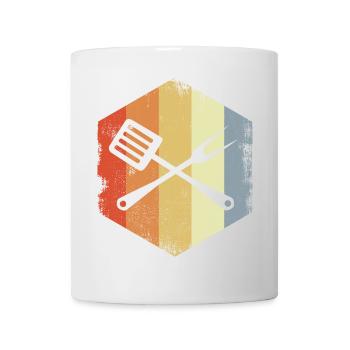 Retro Cooking Utensils - Mug - white - Front