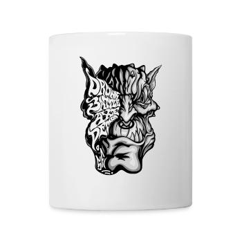Démon de la hache de guerre ivre - Mug blanc - blanc - Devant