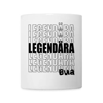 Legendära Bua - Legendärer Junge, Bub, legendär - Tasse - Weiß - Vorne