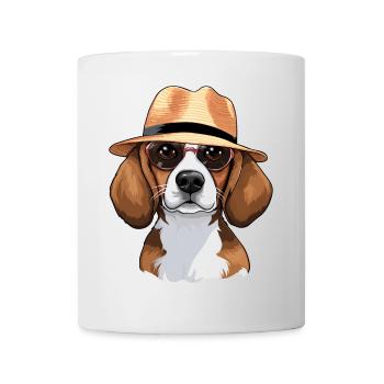 Kavalier König Charles, Beagle, Hund - Tasse - Weiß - Vorne