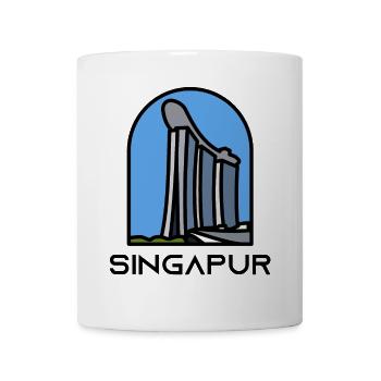 Singapur - Marina Bay Sands - Tasse - Weiß - Vorne