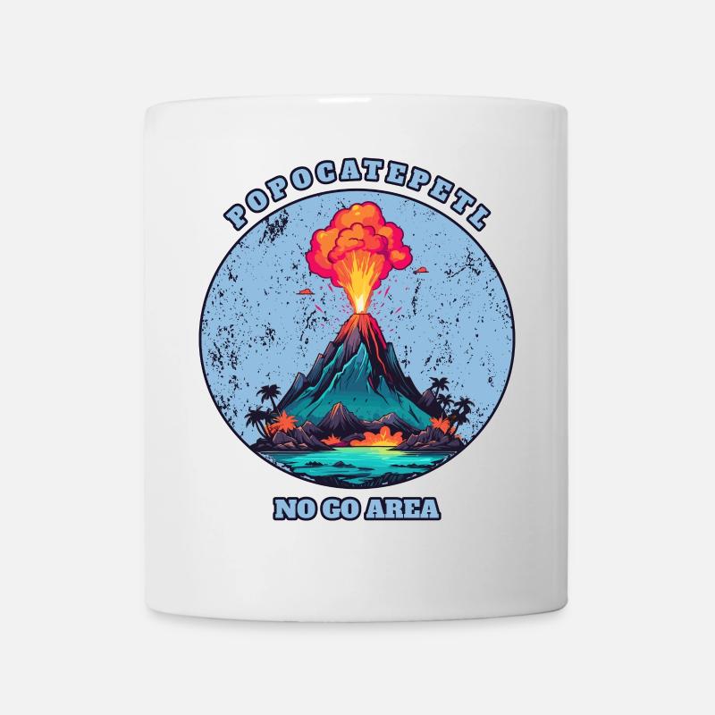 Volcan Popocatepetl - Mug blanc - blanc