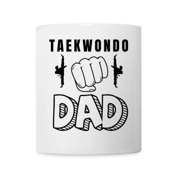 Kampfsport für Männer Lustiger Taekwondo-Vater - Tasse - Weiß - Vorne