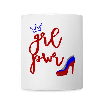 Girl Power - Mug - white - Front