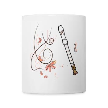Recorder Music - Mug - white - Front