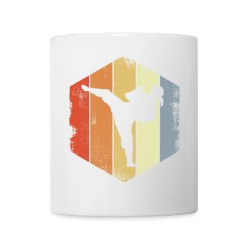 Karate Girl Drawing - Mug - white - Front