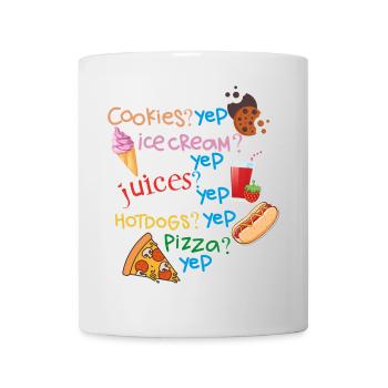 Dictons amusants pour l’anniversaire - Mug blanc - blanc - Devant