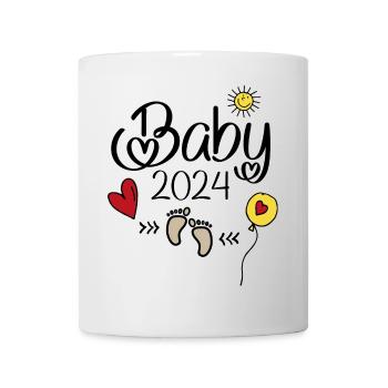 Baby geboren 2024 - Tasse - Weiß - Vorne
