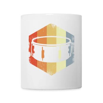 Caisse claire Vintage - Mug blanc - blanc - Devant