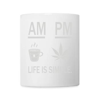 Coffee and weed - Mug - white - Front