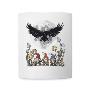 Moon Raven Fantasy Fairy Tale Character Troll Fable Child - Mug - white - Front