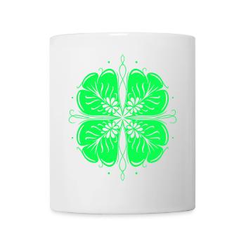 Klee St Patricks Day Kleeblatt - Tasse - Weiß - Vorne