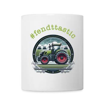 Jantes Fendttastic Green Tractor Trekker Rouge - Mug blanc - blanc - Devant