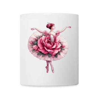 Ballet dancer with tutu - Mug - white - Front