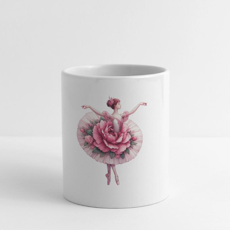 Danseuse de ballet avec tutu Mug blanc