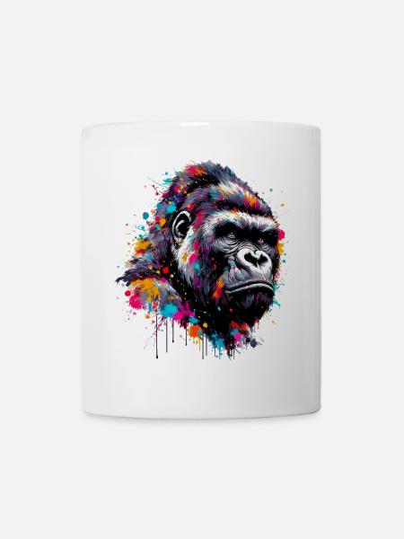 Gorille - Mug blanc - blanc