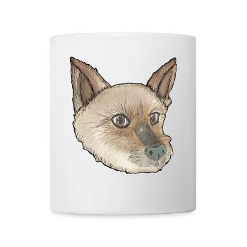 Eyes of cachorro_Yorkie - Mug - white - Front