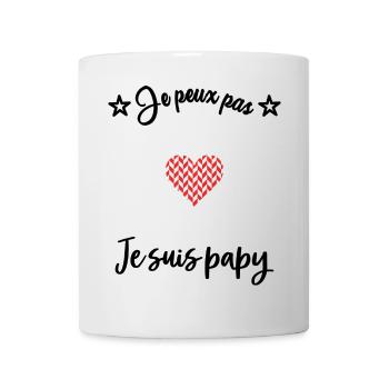 PAPY. PAPA - Mug blanc - blanc - Devant