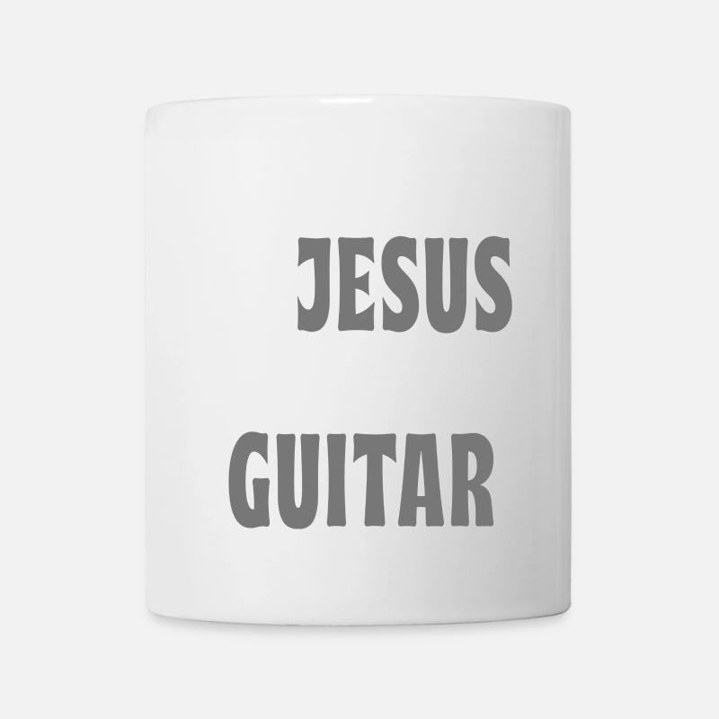 Ce garçon joue de Jésus et de la guitare - Mug blanc - blanc