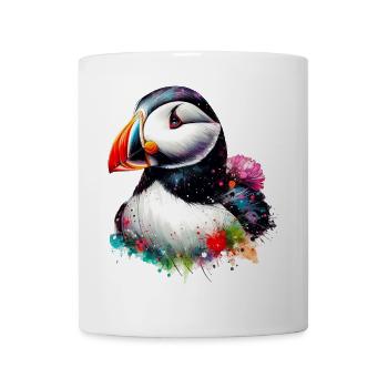 Papageitaucher - Tasse - Weiß - Vorne