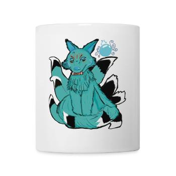 Hoshi no tama de Kitsune - Mug - white - Front