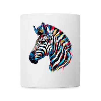 Zèbre - Mug blanc - blanc - Devant