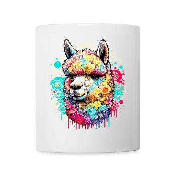 Alpaka - Tasse - Weiß - Vorne