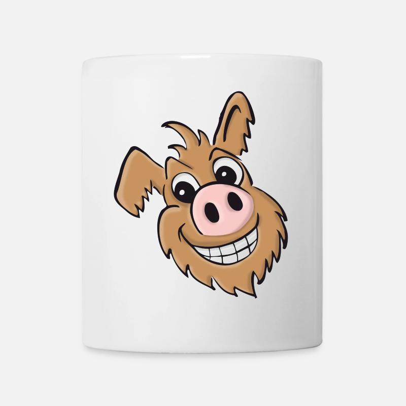 Pig dog - friendly - Mug - white