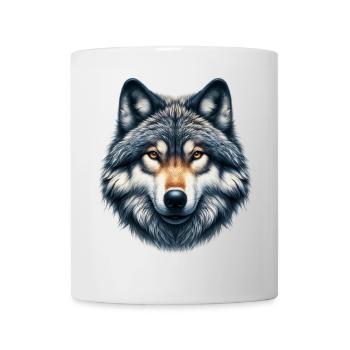 Loup - Mug blanc - blanc - Devant