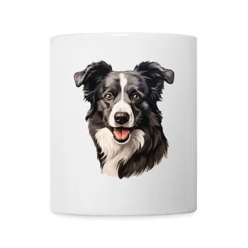 Border Collie - Mug blanc - blanc - Devant