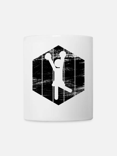 Cheerleader Strichfiguren - Tasse - Weiß